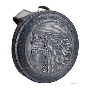 The Game of Thrones Dire Wolf STARK Shield Hard Case Backpack Cosplay ThinkGeek